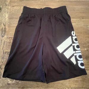 Adidas Black Logo Shorts